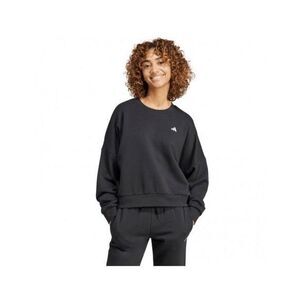 adidas Essentials black logo feel cozy sweatshirt women's XL NEW